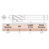 End mill de 1/2" 4 Filos Carburo OSG 404-5000
