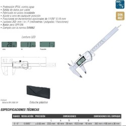 Calibrador Vernier Digital 6" IP54 - Promoción